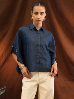 Kazo - Vera Blue Shirt
