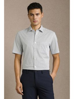 Louis Philippe - Men Multi-Color Printed Half Sleeves Formal Shirt