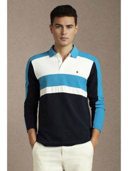 Louis Philippe - Men Multi-Color Polo T-Shirt