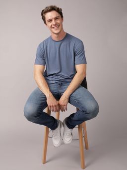 American Eagle - Men Navy Blue T-Shirts