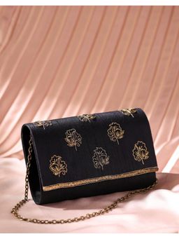 Fabindia - Black Floral Sling Bag