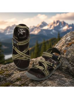 WOODLAND - Mens Olive Outdoor Comfortable Lightweight Sandals