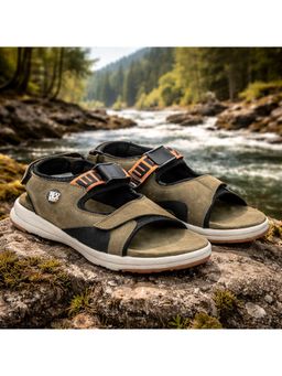 WOODLAND - Mens Olive Outdoor Comfortable Lightweight Everyday Casuals Sandals