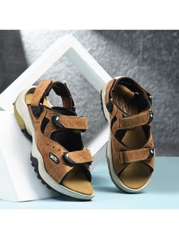 WOODLAND - Mens Brown Outdoor Comfortable Lightweight Everyday Casual Sandals