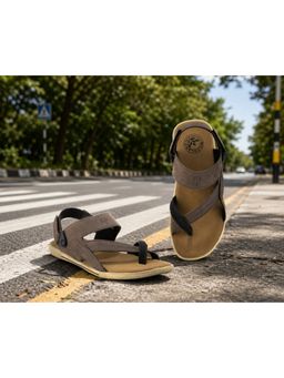WOODLAND - Mens Brown Outdoor Comfortable Lightweight Everyday Casual Sandals