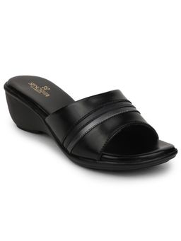 LIBERTY - Senorita JFL-62E Wedges Heels for Women - Black