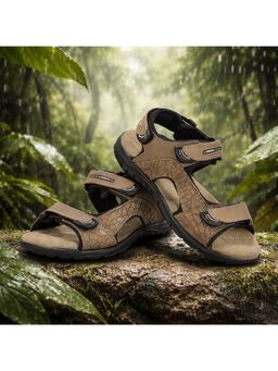 WOODLAND - Men Khaki Outdoor Comfortable Lightweight Everyday Casual Sandals