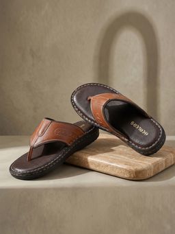 LIBERTY - Healers OML-21E Sandals for Men - Tan