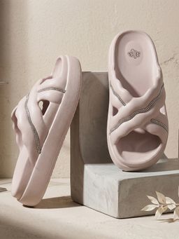 LIBERTY - A-HA RESTWALK BIN Platform Heels for Women - Peach
