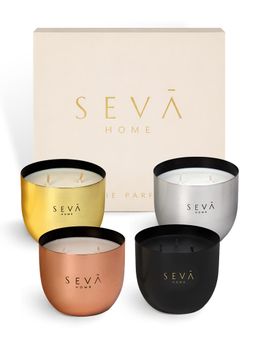 SEVA HOME - Heirloom Assorted Candle Set Luxury Gifting 40 Hour Burn Each