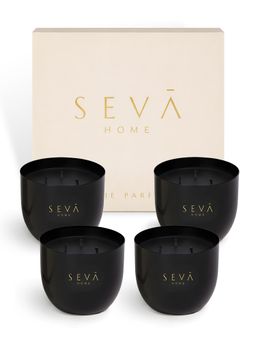 SEVA HOME - Heirloom Noir Candle Set Luxury Gifting 40 Hour Burn Each