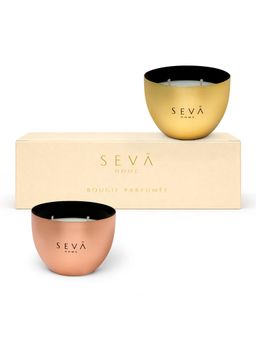 SEVA HOME - Heirloom Mini Scented Candles (Gold & Rosegold) 20-Hour Burn