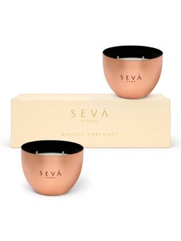 SEVA HOME - Heirloom Mini Scented Candles (Rosegold) 20-Hour Burn