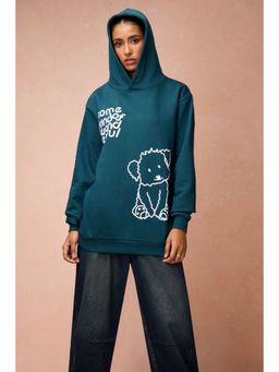FREAKINS - Women's Green Dog Loves Me Hoodie