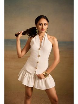 dhaaga - Alina Waist Top - Off White