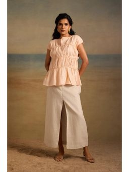 dhaaga - Faye Top - Peach