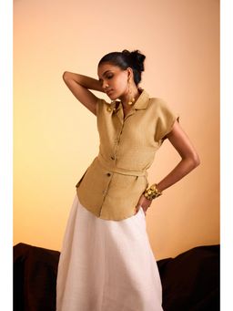 dhaaga - Selar Top - Khaki