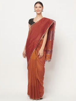 Fabindia - Cotton Silk Maheswhwari Woven Sari