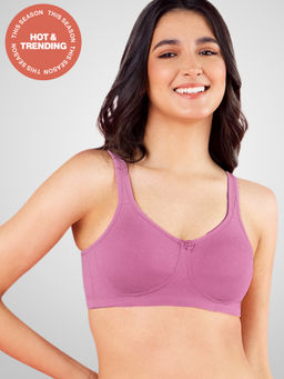 Nykd by Nykaa - Encircled with love Cotton Shape & Support Non Padded Non Wired NYB169 Bordeaux