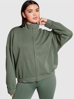 Victoria's Secret - Pink Ivy Fleece Full-Zip Sweatshirt