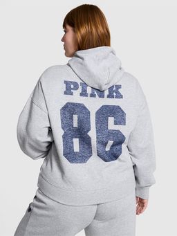Victoria's Secret - Pink Ivy Fleece Campus Full-Zip Sweatshirt