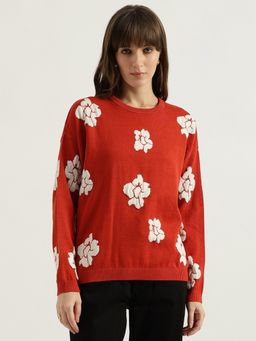United Colors of Benetton - Round Neck Woven Sweater