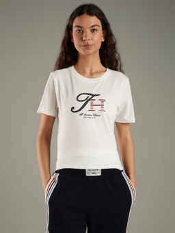 Tommy Hilfiger - Logo Regular Fit Cotton T-Shirt