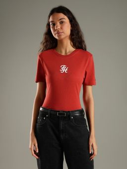 Tommy Hilfiger - Logo Slim Fit Cotton T-Shirt