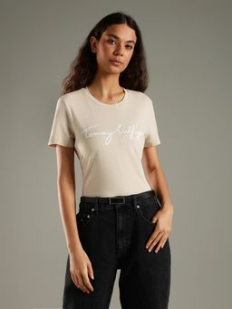 Tommy Hilfiger - Logo Regular Fit Cotton T-Shirt