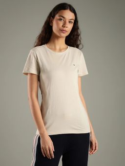 Tommy Hilfiger - Solid Regular Fit Cotton T-Shirt