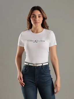 Tommy Hilfiger - Logo Regular Fit Cotton T-Shirt