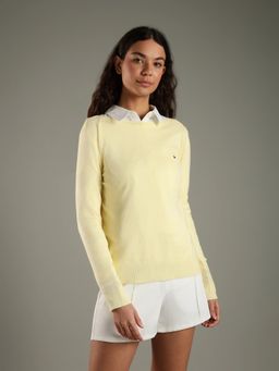 Tommy Hilfiger - Regular Fit Cotton Boat Neck Sweater