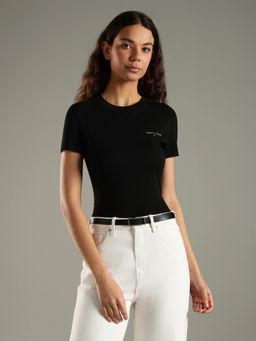 Tommy Hilfiger - Solid Slim Fit Cotton T-Shirt