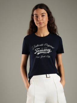 Tommy Hilfiger - Logo Regular Fit Cotton T-Shirt
