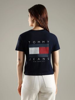 Tommy Hilfiger - Logo Regular Fit Cotton T-Shirt