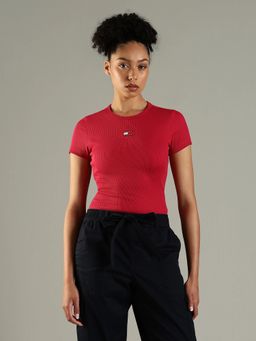 Tommy Hilfiger - Solid Slim Fit Cotton T-Shirt