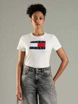 Tommy Hilfiger - Logo Regular Fit Cotton T-Shirt