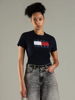 Tommy Hilfiger - Logo Regular Fit Cotton T-Shirt