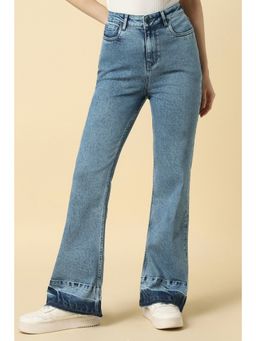 Allen Solly - Women Blue Mid Wash Jeans