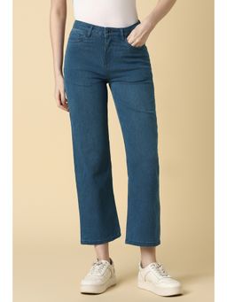 Allen Solly - Women Blue Mid Wash Jeans