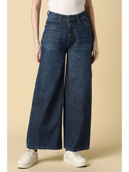 Allen Solly - Women Blue Mid Wash Jeans