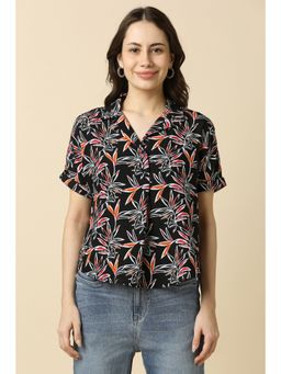 Allen Solly - Women Black Printed Casual Top
