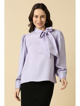 Allen Solly - Women Lilac Solid Formal Top