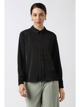 Van Heusen - Women Black Solid Formal Top