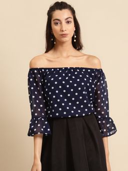Dodo & Moa - Women's Polka Dots Top