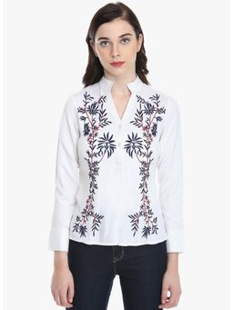Dodo & Moa - Women's Embroidered Top