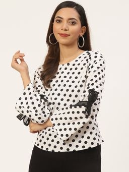Dodo & Moa - Women's Polka Dots Top