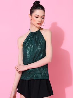 Dodo & Moa - Women's Embellished/Sequined Top