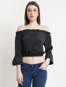 Dodo & Moa - Women's Solid/Plain Crop