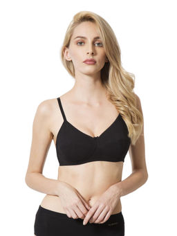 Van Heusen - Women Black Non Padded Slim Fit Antibacterial T-shirt Bra